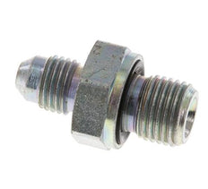 JIC Double Nipple G1/4'' x UNF 7/16''-20 (Dash Size 4) Steel NBR 310bar (4355.5psi) [2 Pieces]