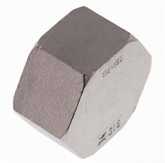 1 1/2'' NPT Stainless steel End cap 16 Bar