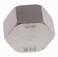 1 1/2'' NPT Stainless steel End cap 16 Bar