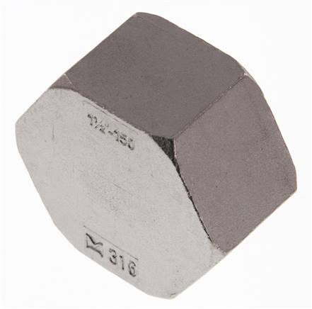 1 1/2'' NPT Stainless steel End cap 16 Bar