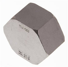 1 1/2'' NPT Stainless steel End cap 16 Bar