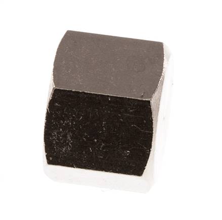 G 1/4'' Nickel plated Brass End cap 16 Bar [5 Pieces]