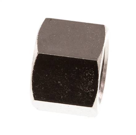 G 1/4'' Nickel plated Brass End cap 16 Bar [5 Pieces]
