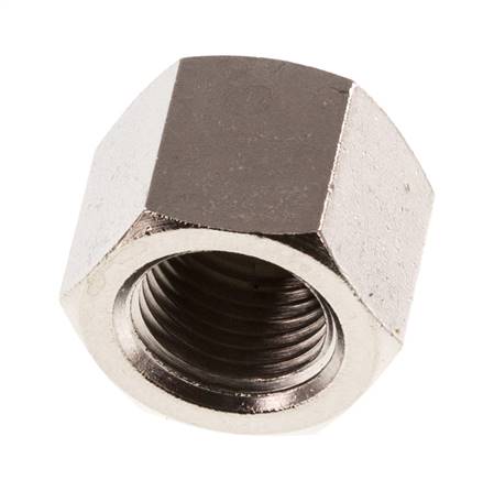 G 1/4'' Nickel plated Brass End cap 16 Bar [5 Pieces]