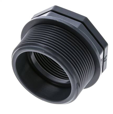 Reducing Ring G1 1/2'' Female x G2'' Male Polypropylene (pp) 10bar (140.5psi) FDA 65mm Hex