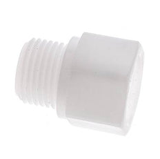 Threaded Extension G1/2'' Male x Female Polypropylene (pp) 10bar (140.5psi) FDA 27mm Hex