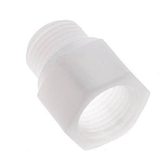 Threaded Extension G1/2'' Male x Female Polypropylene (pp) 10bar (140.5psi) FDA 27mm Hex