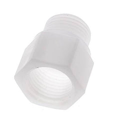 Threaded Extension G1/2'' Male x Female Polypropylene (pp) 10bar (140.5psi) FDA 27mm Hex