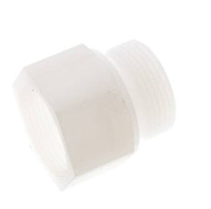 Threaded Extension G1 1/4'' Male x Female PVDF 10bar (140.5psi) FDA 50mm Hex