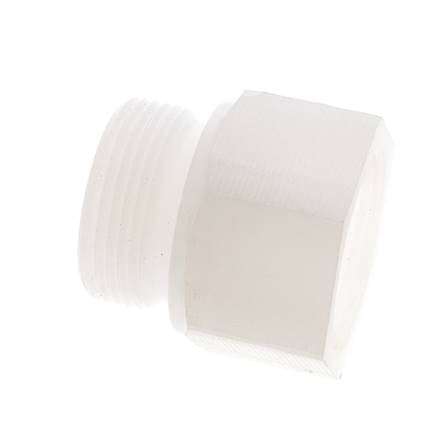 Threaded Extension G1 1/4'' Male x Female PVDF 10bar (140.5psi) FDA 50mm Hex