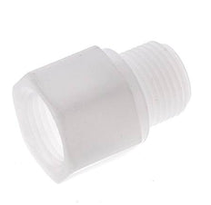 Threaded Extension G3/8'' Male x Female Polypropylene (pp) 10bar (140.5psi) FDA 22mm Hex