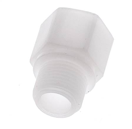 Threaded Extension G3/8'' Male x Female Polypropylene (pp) 10bar (140.5psi) FDA 22mm Hex