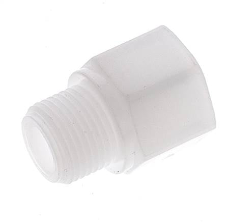 Threaded Extension G3/8'' Male x Female Polypropylene (pp) 10bar (140.5psi) FDA 22mm Hex