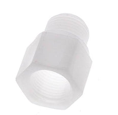 Threaded Extension G3/8'' Male x Female Polypropylene (pp) 10bar (140.5psi) FDA 22mm Hex