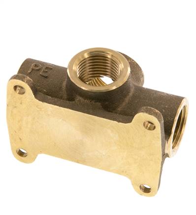G 1/2'' Brass Wall Mounted 5-way Distributor 16 Bar