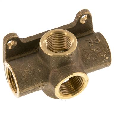 G 1/2'' Brass Wall Mounted 5-way Distributor 16 Bar