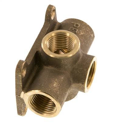 G 1/2'' Brass Wall Mounted 5-way Distributor 16 Bar