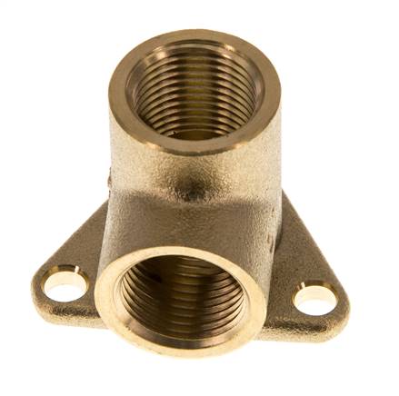 G 3/8'' Brass Wall mounted 2-way Air Junction 16 Bar [2 Pieces]