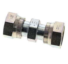 UN 1-3/16''-12 Zinc plated Steel Socket ORFS with Union nut 400 Bar - Hydraulic