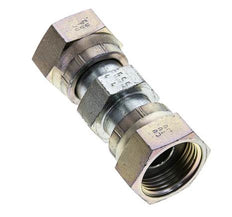 UN 1-3/16''-12 Zinc plated Steel Socket ORFS with Union nut 400 Bar - Hydraulic