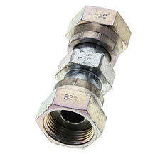 UN 1-3/16''-12 Zinc plated Steel Socket ORFS with Union nut 400 Bar - Hydraulic