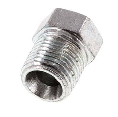 1/8'' NPT Male Zinc plated Steel Closing plug with Outer Hex 345 Bar [2 Pieces]