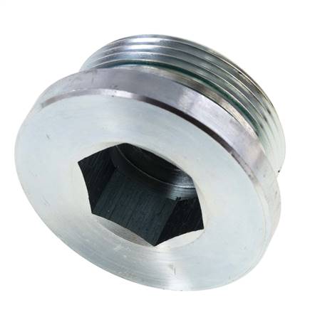 Plug M42 X 2 Steel FKM with Internal Hex 250bar (3512.5psi)