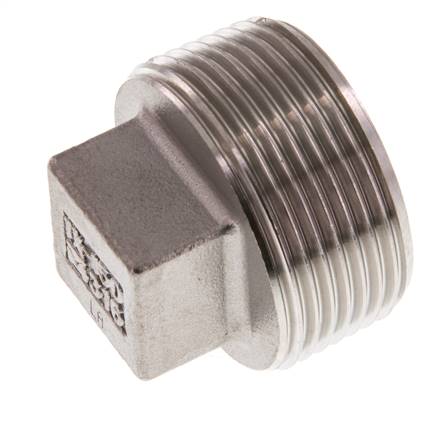 Plug R1 1/4'' Stainless steel with External Square 16bar (224.8psi)
