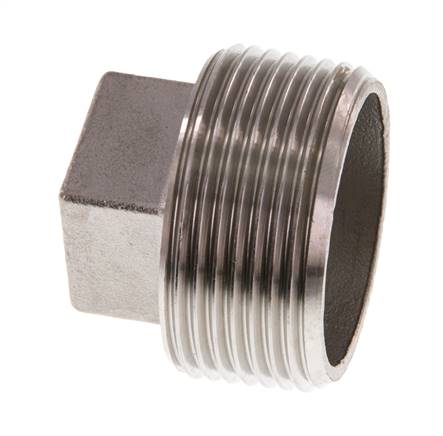 Plug R1 1/4'' Stainless steel with External Square 16bar (224.8psi)