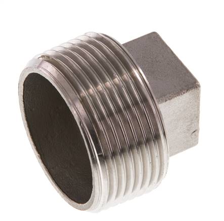 Plug R1 1/4'' Stainless steel with External Square 16bar (224.8psi)