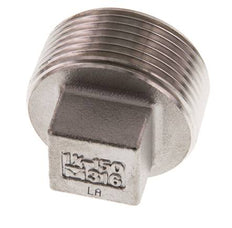 Plug R1 1/4'' Stainless steel with External Square 16bar (224.8psi)