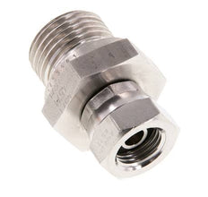 G 1/4'' x G 1/2'' F/M Stainless steel Reducing Adapter 350 Bar - Hydraulic