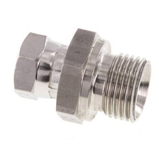 G 1/4'' x G 1/2'' F/M Stainless steel Reducing Adapter 350 Bar - Hydraulic