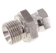 G 1/4'' x G 1/2'' F/M Stainless steel Reducing Adapter 350 Bar - Hydraulic