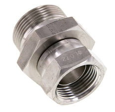 G 1'' x G 1 1/4'' F/M Stainless steel Reducing Adapter 150 Bar - Hydraulic