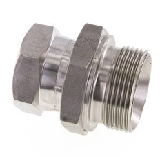 G 1'' x G 1 1/4'' F/M Stainless steel Reducing Adapter 150 Bar - Hydraulic