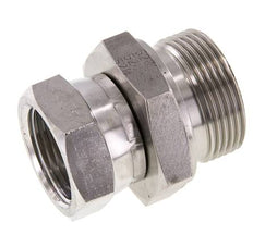 G 1'' x G 1 1/4'' F/M Stainless steel Reducing Adapter 150 Bar - Hydraulic
