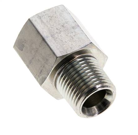 1/2'' NPT x 1/2'' NPT M/F Zinc plated Steel Extension 345 Bar - Hydraulic