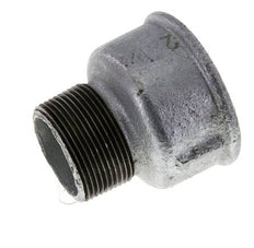 R 1 1/2'' x Rp 2'' M/F Zinc plated Cast iron Reducing Adapter 25 Bar
