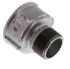 R 1 1/4'' x Rp 2'' M/F Zinc plated Cast iron Reducing Adapter 25 Bar