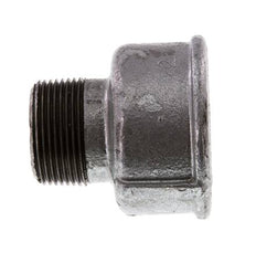 R 1 1/4'' x Rp 2'' M/F Zinc plated Cast iron Reducing Adapter 25 Bar