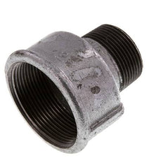 R 1 1/4'' x Rp 2'' M/F Zinc plated Cast iron Reducing Adapter 25 Bar