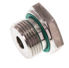 G 1'' x G 1/4'' M/F Stainless steel Reducing Adapter 400 Bar - Hydraulic