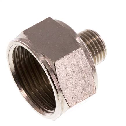 Reducing Adapter R1/4'' Male x Rp3/4'' Female Nickel-plated Brass 16bar (224.8psi)