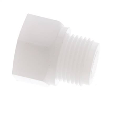 Reducing Ring G3/8'' Female x G1/2'' Male PVDF 10bar (140.5psi) FDA 27mm Hex