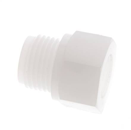 Reducing Ring G3/8'' Female x G1/2'' Male PVDF 10bar (140.5psi) FDA 27mm Hex