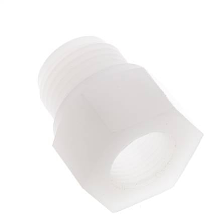 Reducing Ring G3/8'' Female x G1/2'' Male PVDF 10bar (140.5psi) FDA 27mm Hex