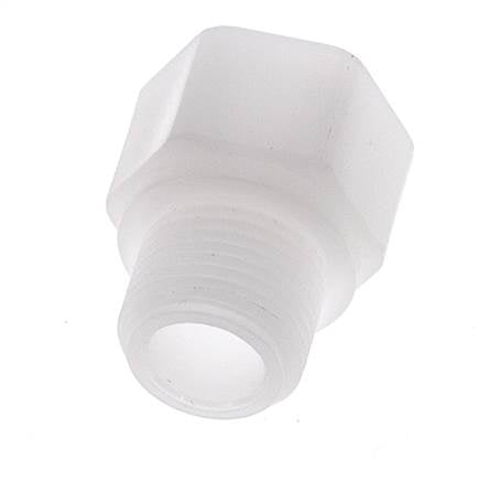 Reducing Ring G1/4'' Female x G3/8'' Male Polypropylene (pp) 10bar (140.5psi) FDA 22mm Hex