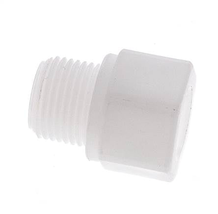Reducing Ring G1/4'' Female x G3/8'' Male Polypropylene (pp) 10bar (140.5psi) FDA 22mm Hex
