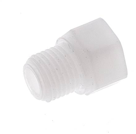 Reducing Ring G1/8'' Female x G1/4'' Male Polypropylene (pp) 10bar (140.5psi) FDA 17mm Hex